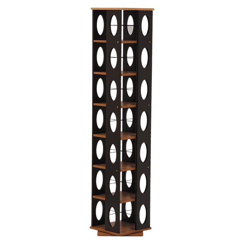 萩原 回転ラック 高さ120cm 5段 ブラウン MUD-7181BR 1台（ご注文単位1