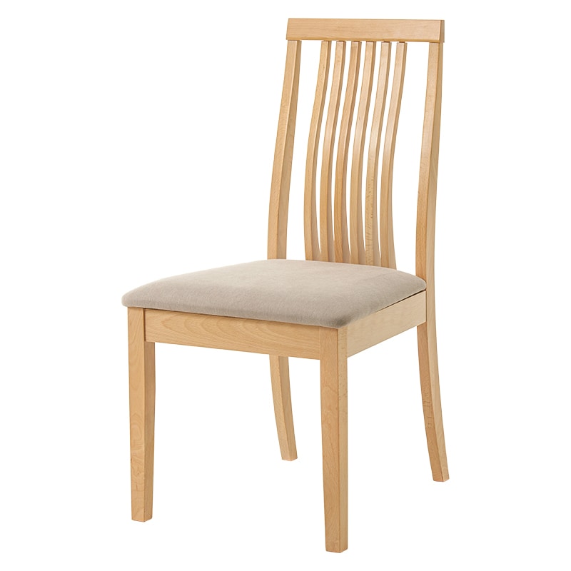 萩原 ダイニングチェア 幅44cm ベージュ MI-8635NA-BE 1台（ご注文単位