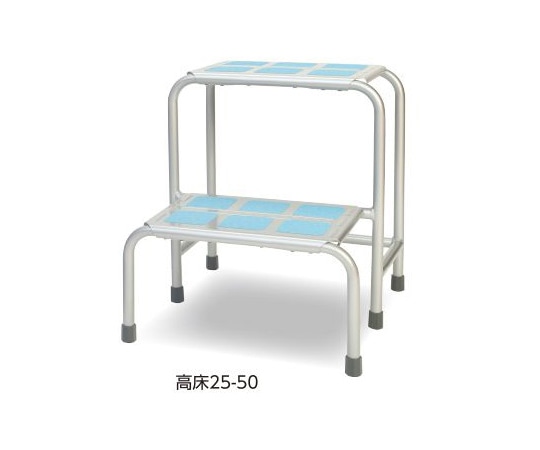 ナビス（アズワン） キャスター付踏台 2段 1台（ご注文単位1台）【直送