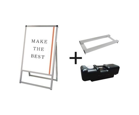 常磐精工 バリウススタンド看板 A1片面 ウエイトアーム・水タンク