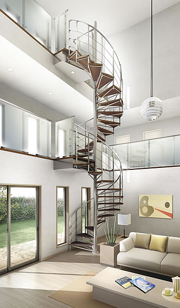 新日軽ニュース 2007-024 「ビュライ レジェ／らせん階段2連結」他 新発売