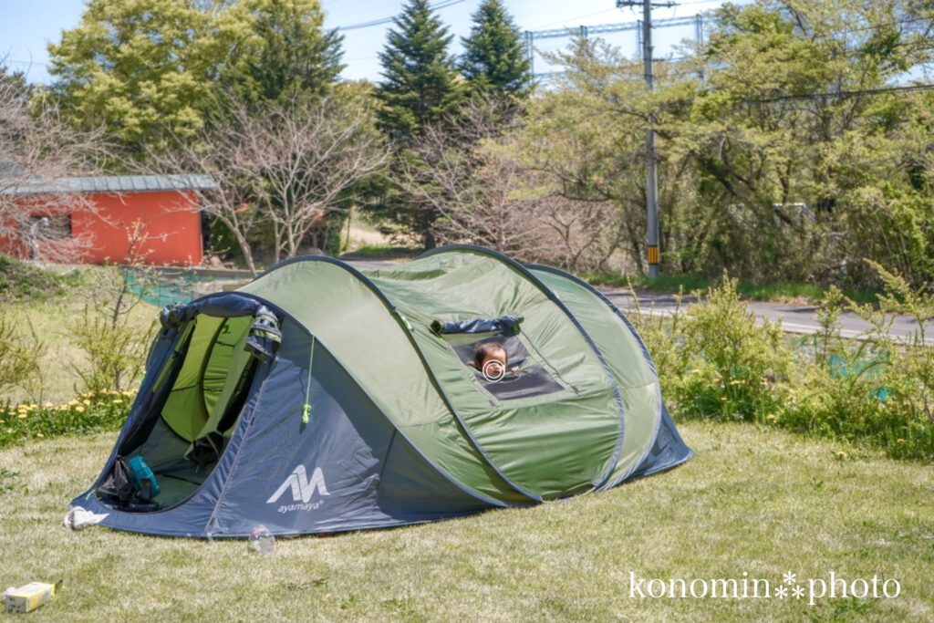 ayamayaのポップアップテント】初心者にもおすすめ！気軽に使える大型