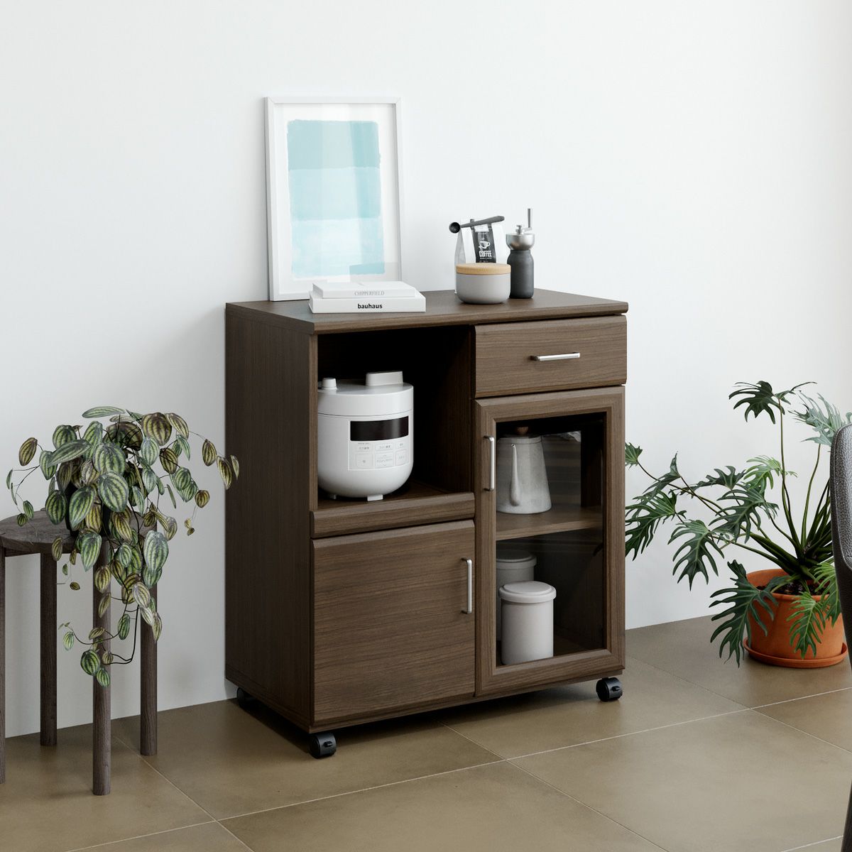 キッチン収納 ダークブラウン系 | 家具インテリア通販のSHIRAI STORE