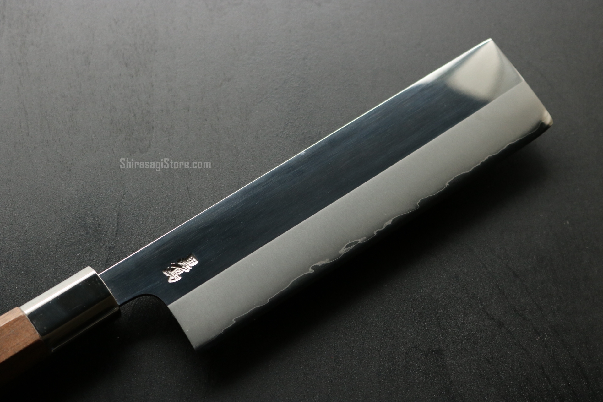 土佐打刃物 黒鳥鍛造工場 菜切り包丁 銀三鋼 鏡面仕上 165mm