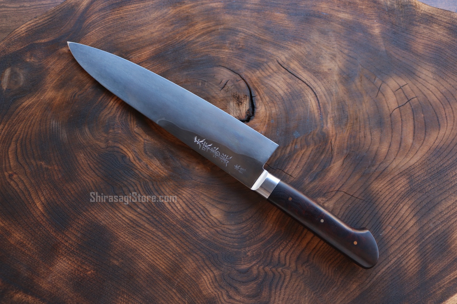 天味寿楽 本焼 牛刀 包丁 長尾包丁製作所 白紙二号 240mm