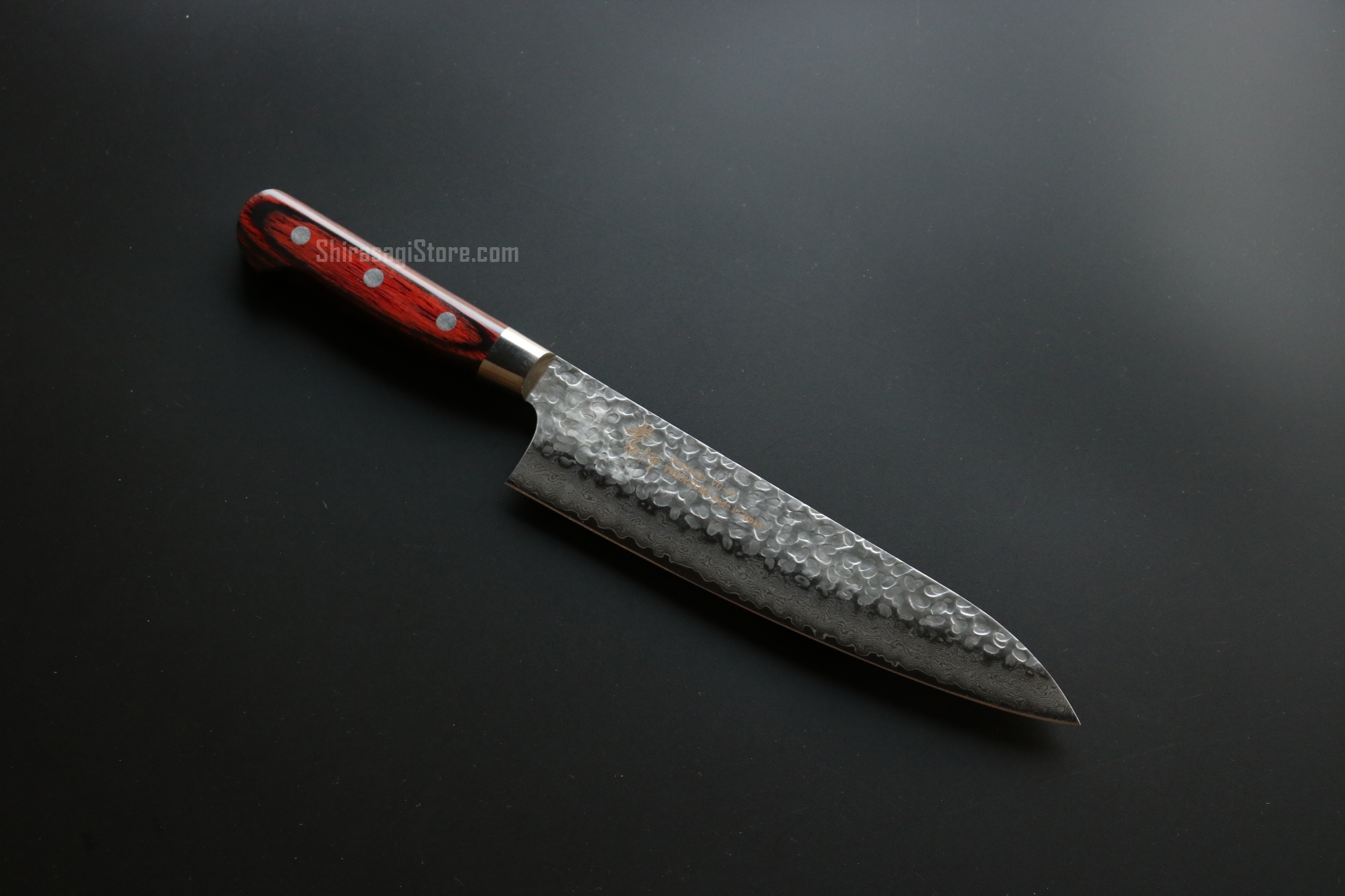 堺孝行 牛刀 包丁 VG10鋼 槌目 ダマスカス33層 240mm (07396