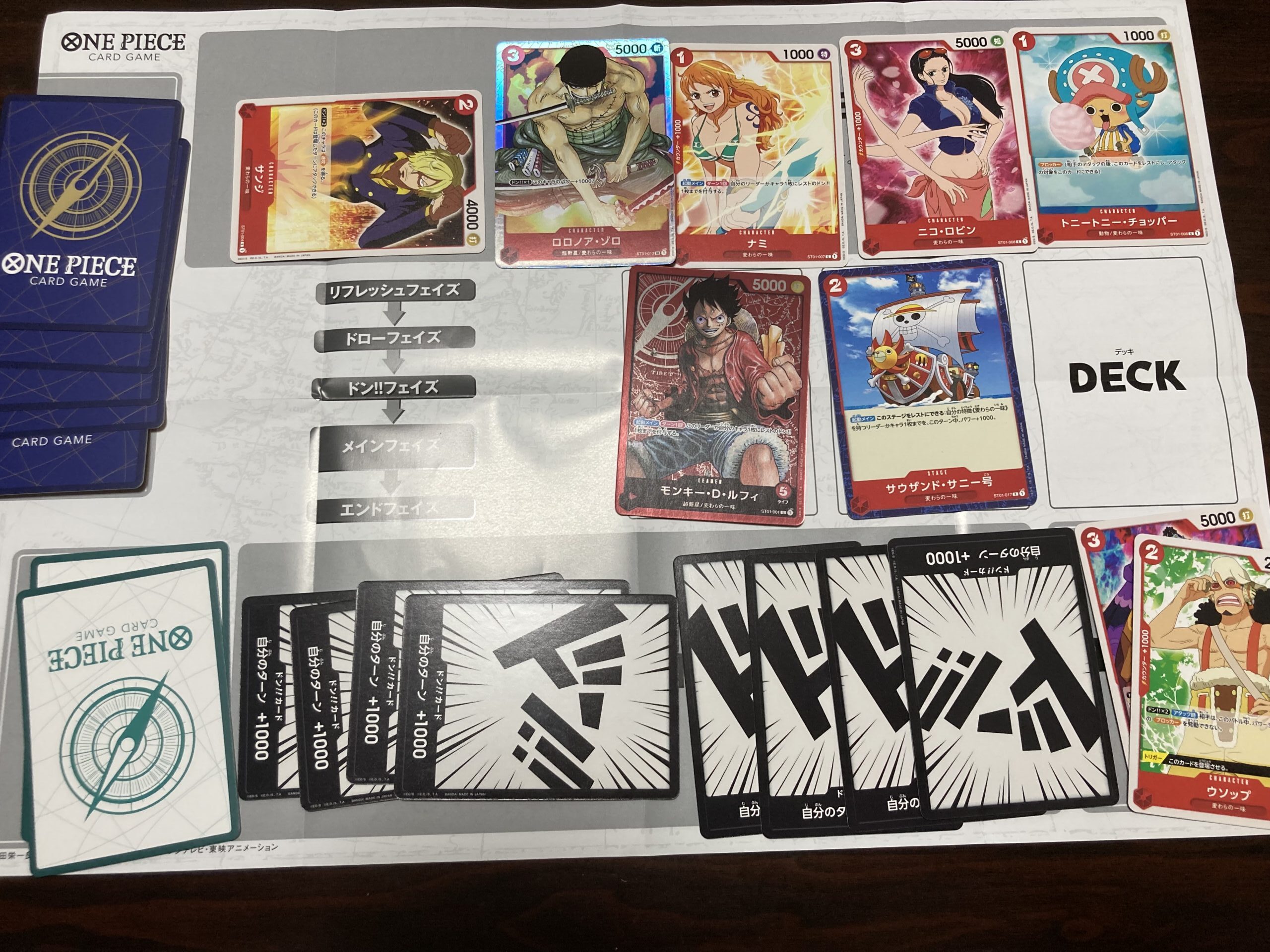 ONE PIECEカードゲーム】ワンピースカードゲームを勢いで買ってみた