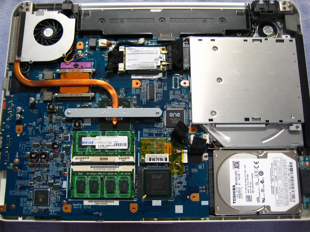 VAIO VGN-NR71BのSSD換装: 資料倉庫