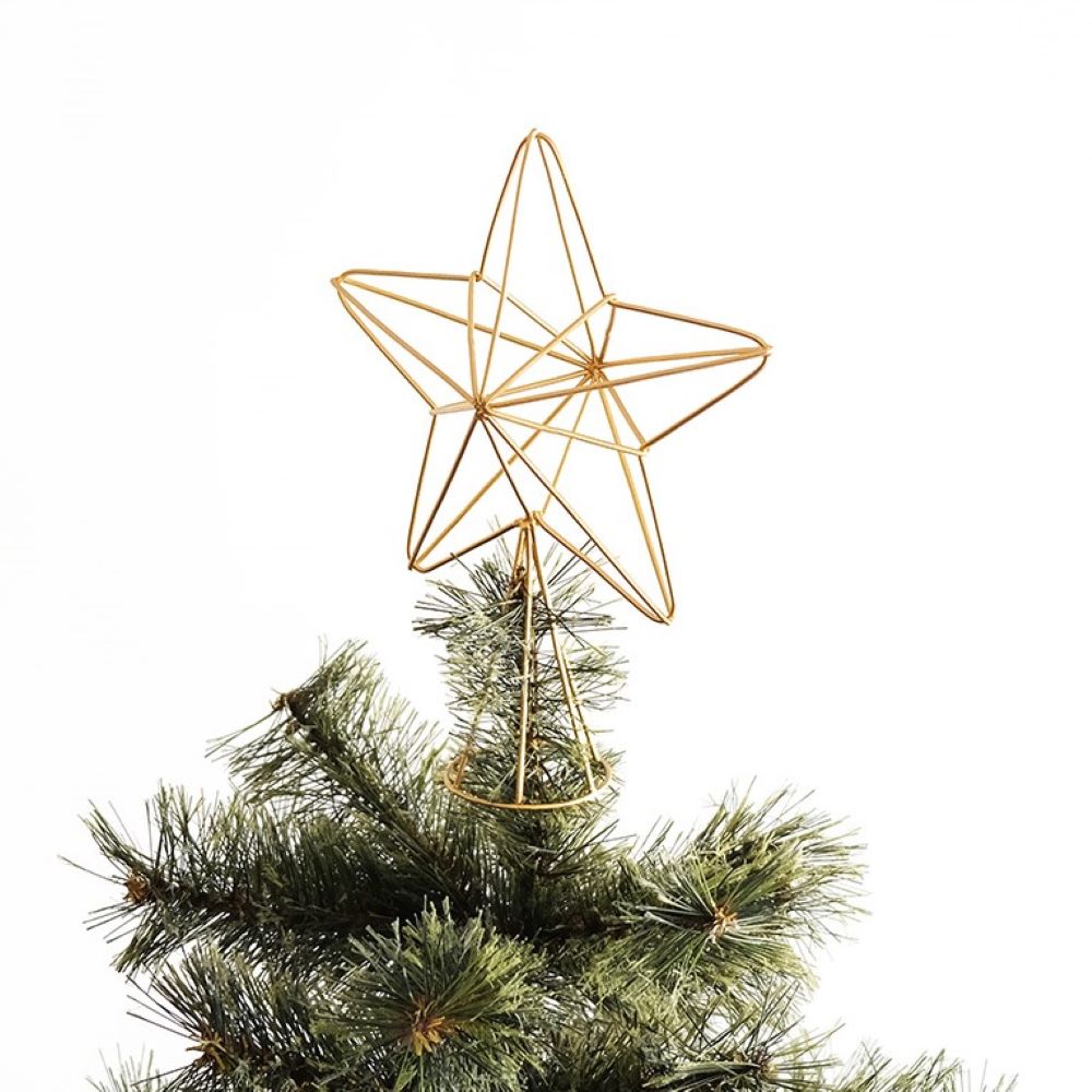 聖夜を彩る 星のワイヤーツリートッパー | shesay(志成販売
