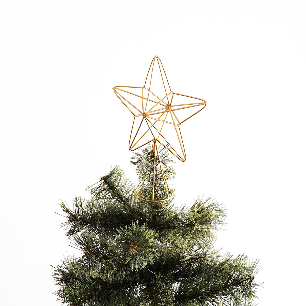 聖夜を彩る 星のワイヤーツリートッパー | shesay(志成販売