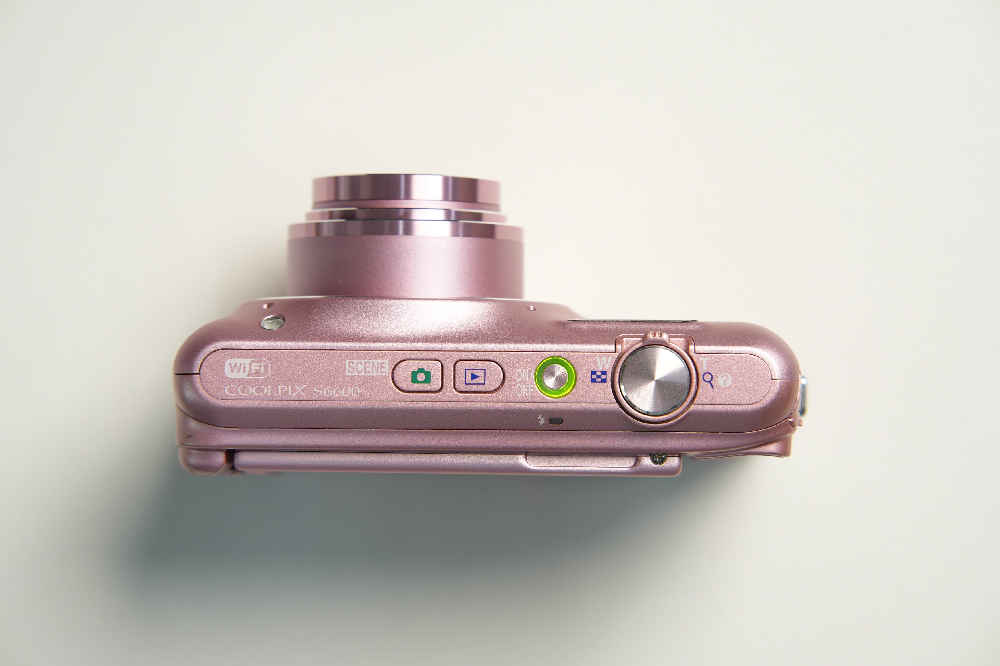 Nikon Coolpix S6600 Flip Screen Digital Camera - Metallic Pink