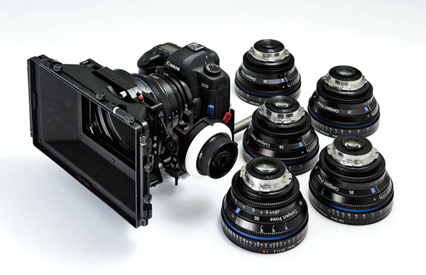 EOS MOVIEでも使えるシネマ用の単焦点レンズ「カールツァイス Compact