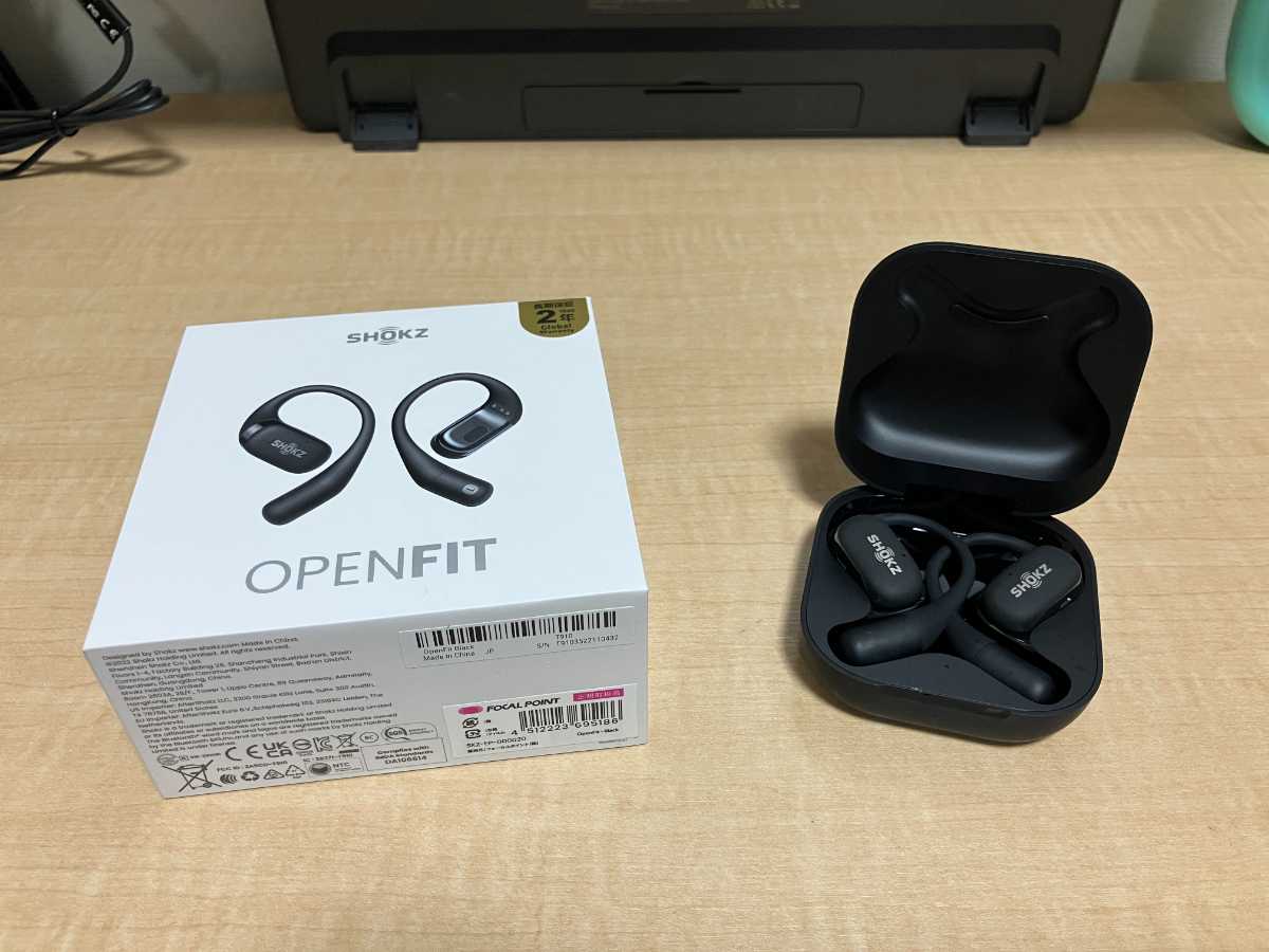 Shokz OpenFit(オープンフィット) レビュー】快適さが抜群！操作方法を解説