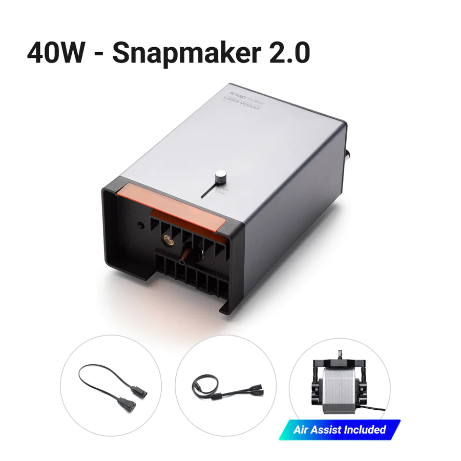 Snapmakerから20Wと40Wのレーザーモジュールが登場！ - シューマツ
