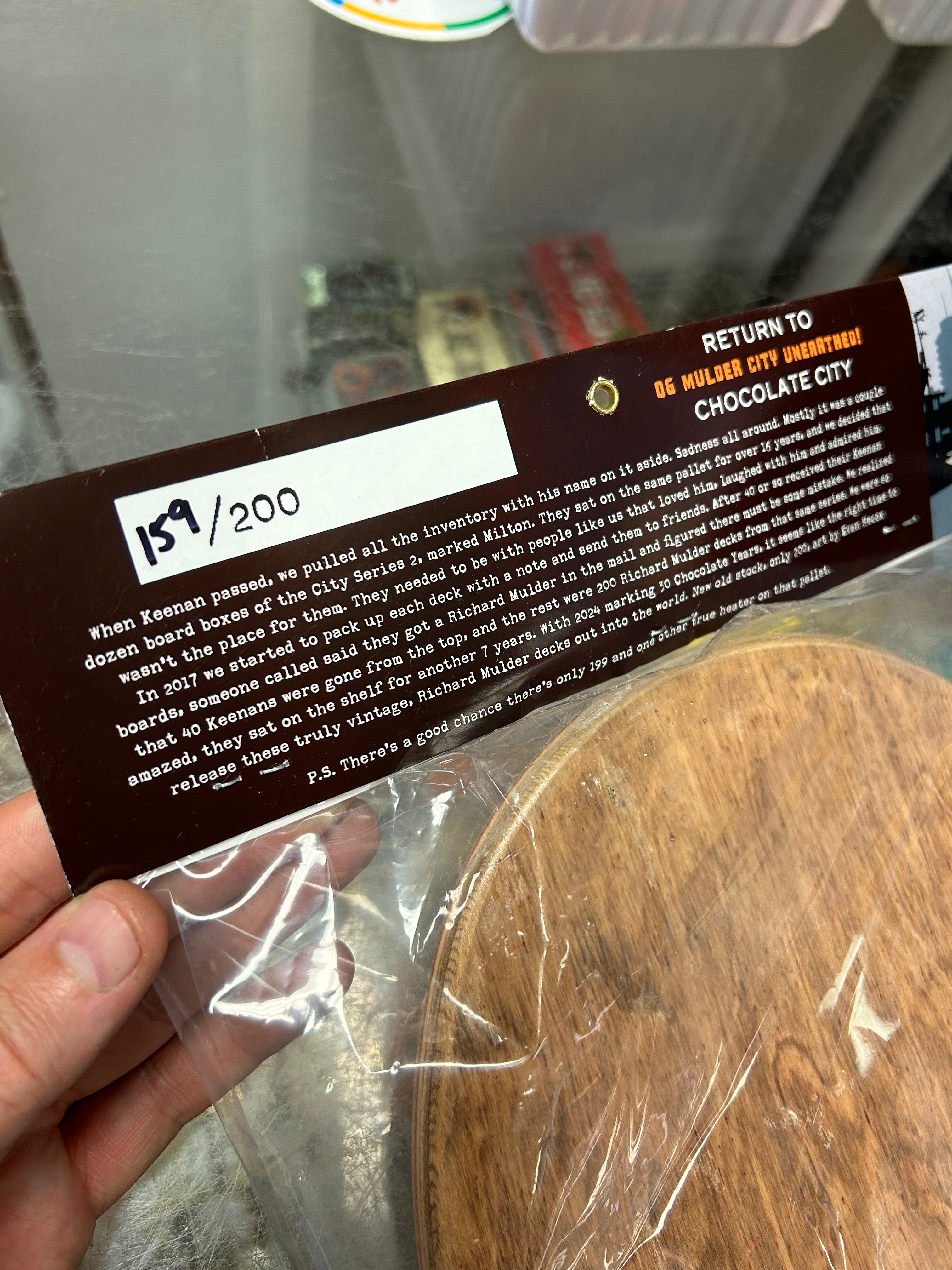 Chocolate Richard Mulder Original City Deck (7.5) NOS – Shredz