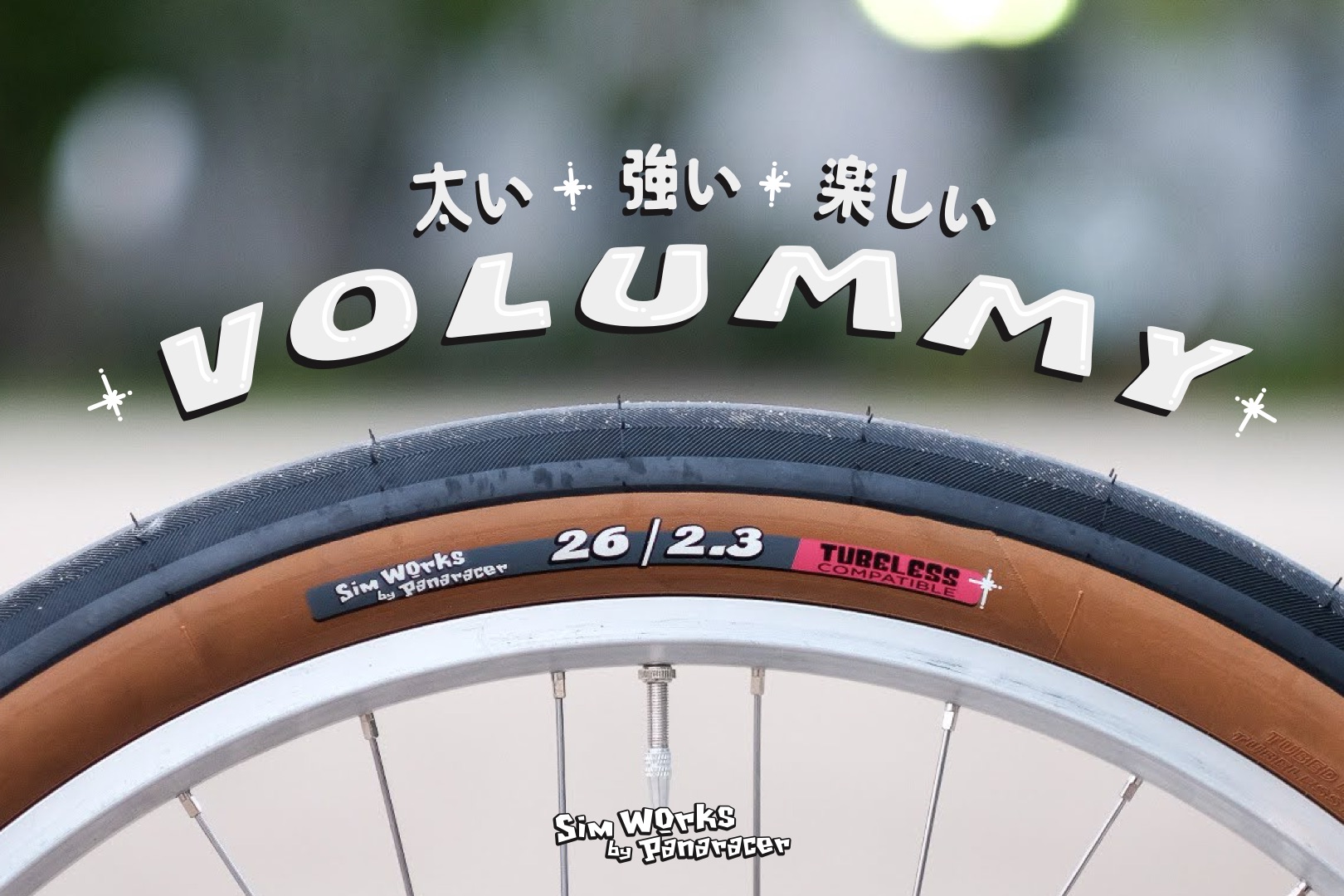 Volummy Tire 26 / 2.3 – Fat,Strong,Fun!!! | SimWorks