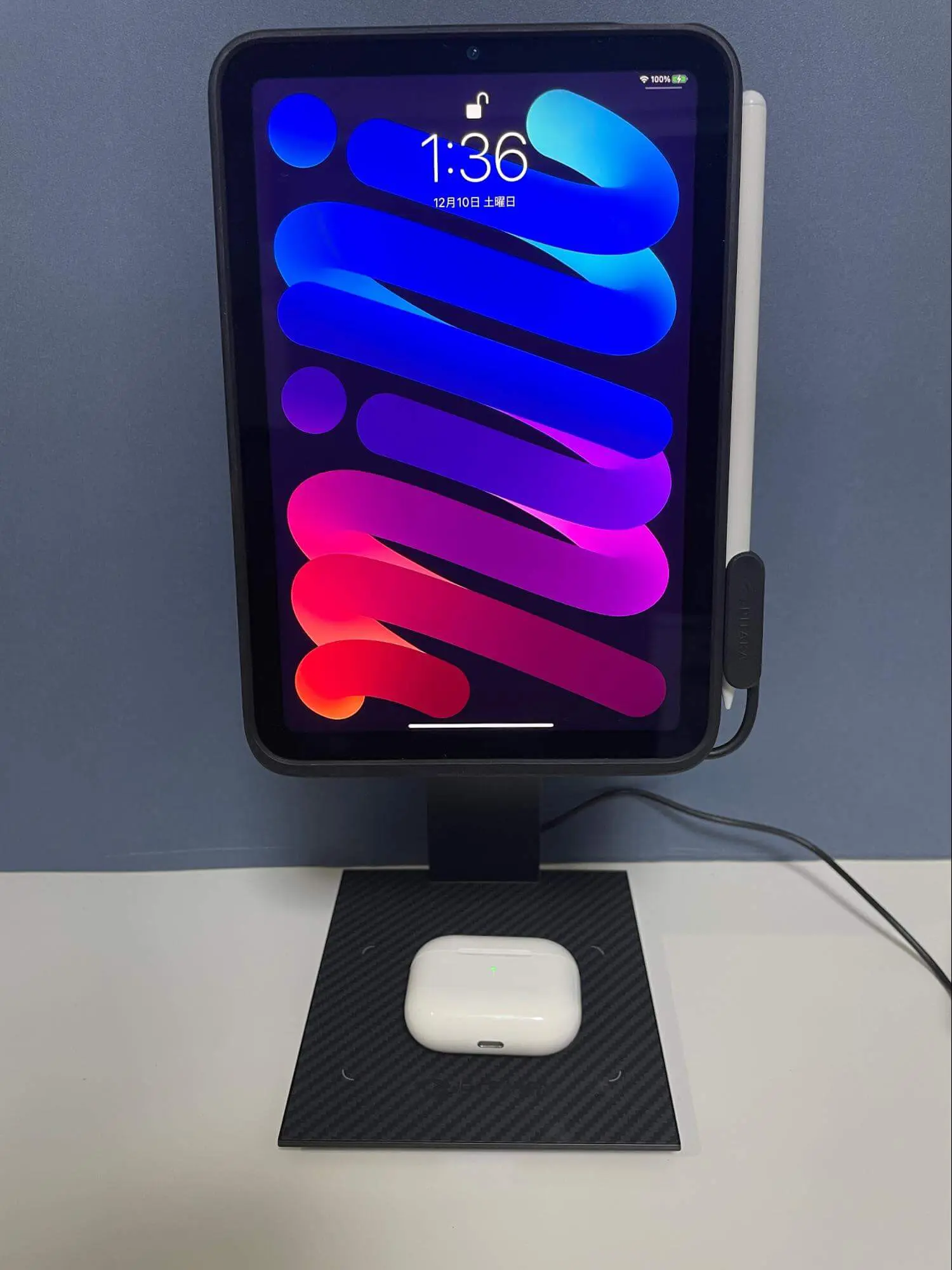 レビュー】PITAKA iPad mini 6 ワイヤレス充電スタンド | iPad miniの