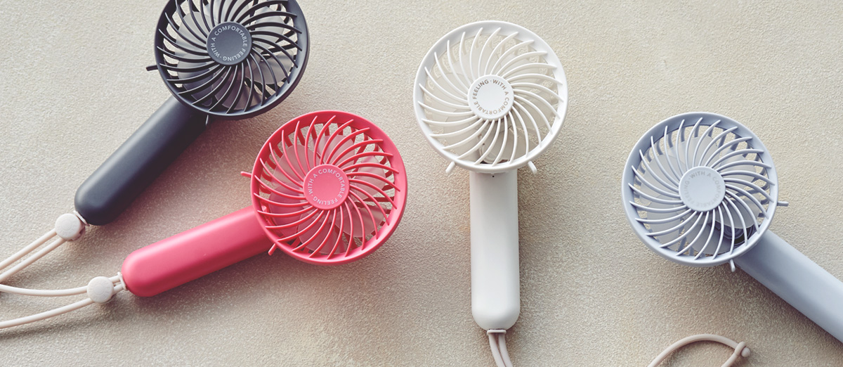USB充電式ハンディファン CURLY | SIMPLE MIND株式会社