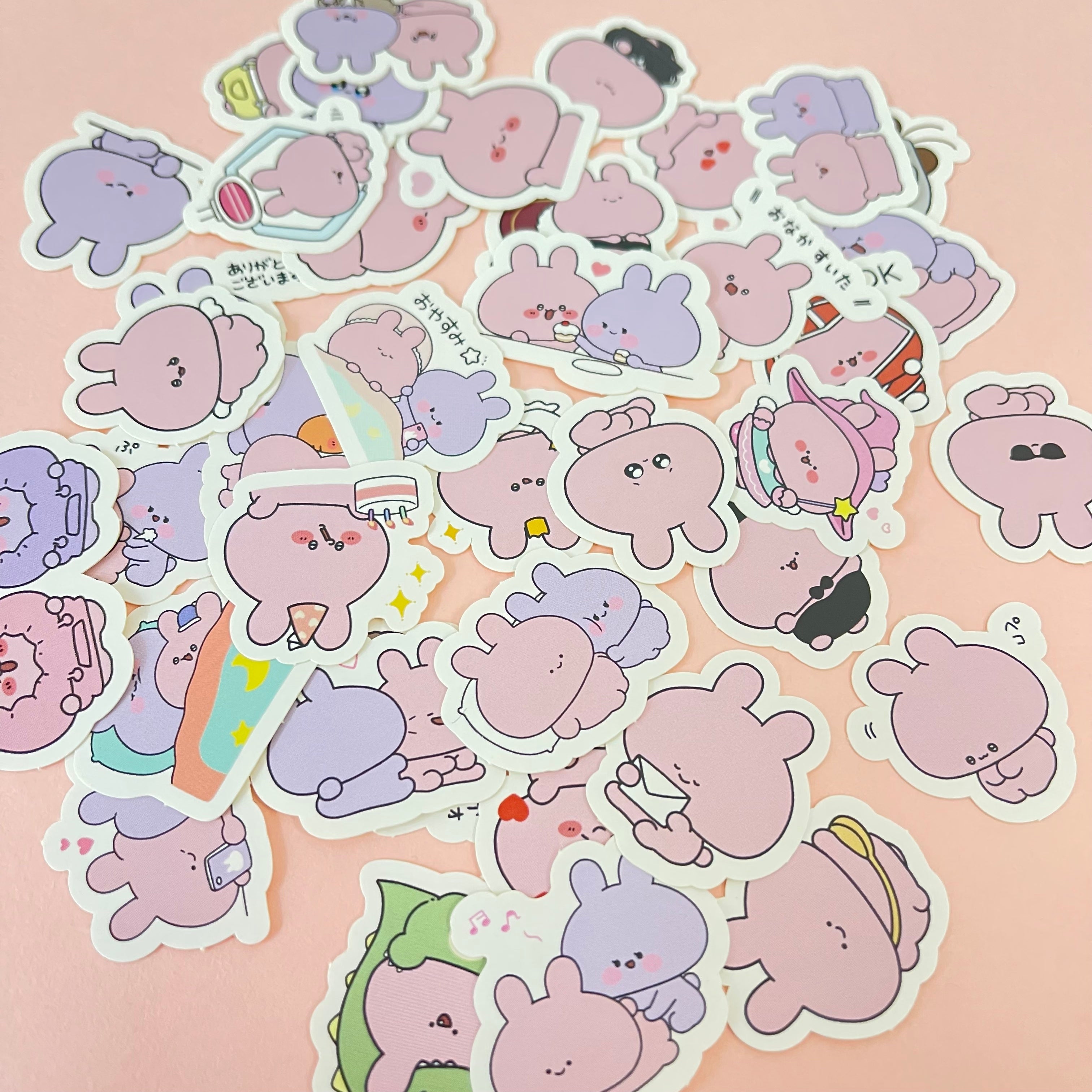 あさみみちゃん】フレークシール(40枚入り)（ASAMIMI BASIC 2024 March