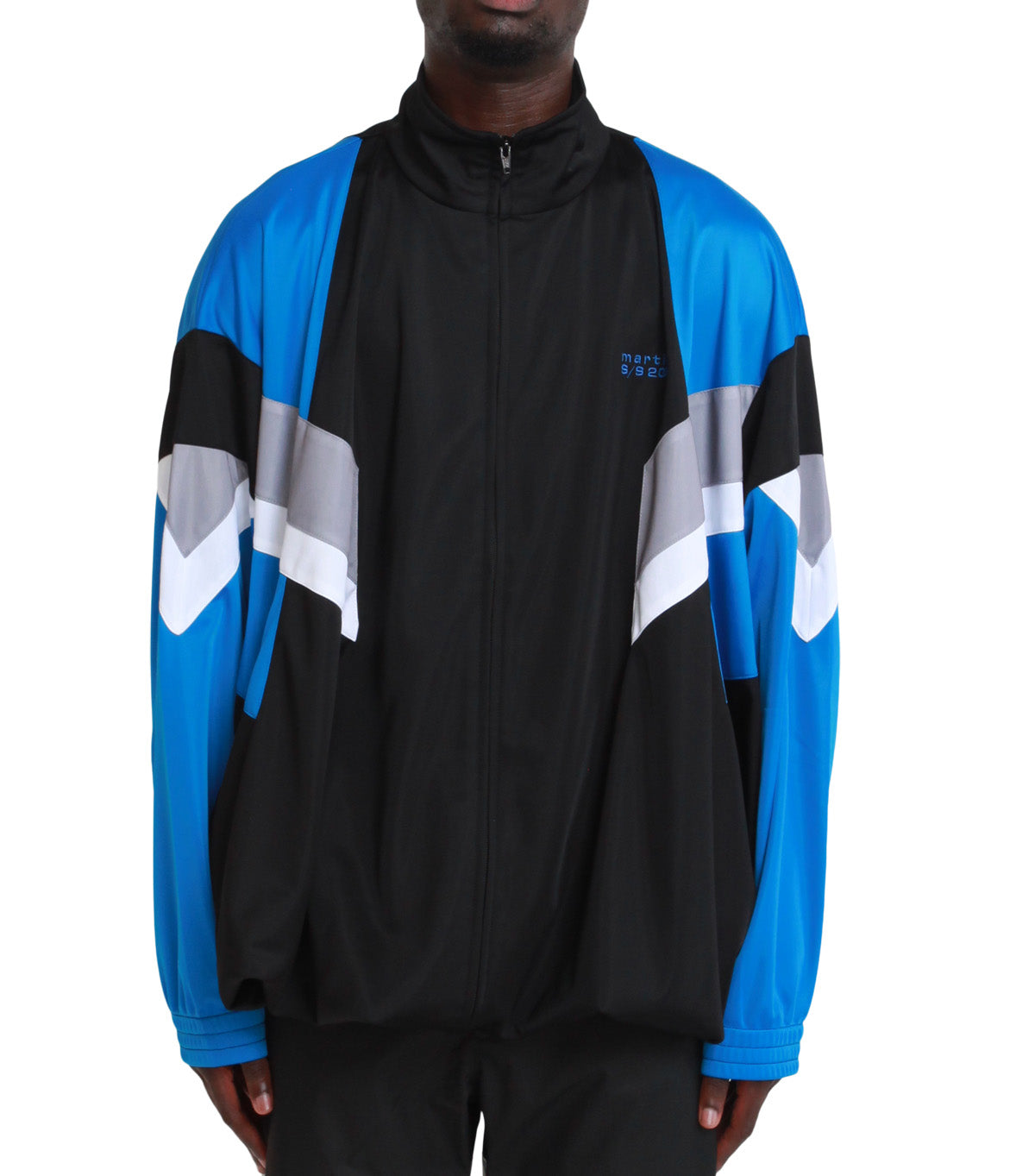 Martine Rose Compressed Track Jacket Black Blue | SOMEWHERE®