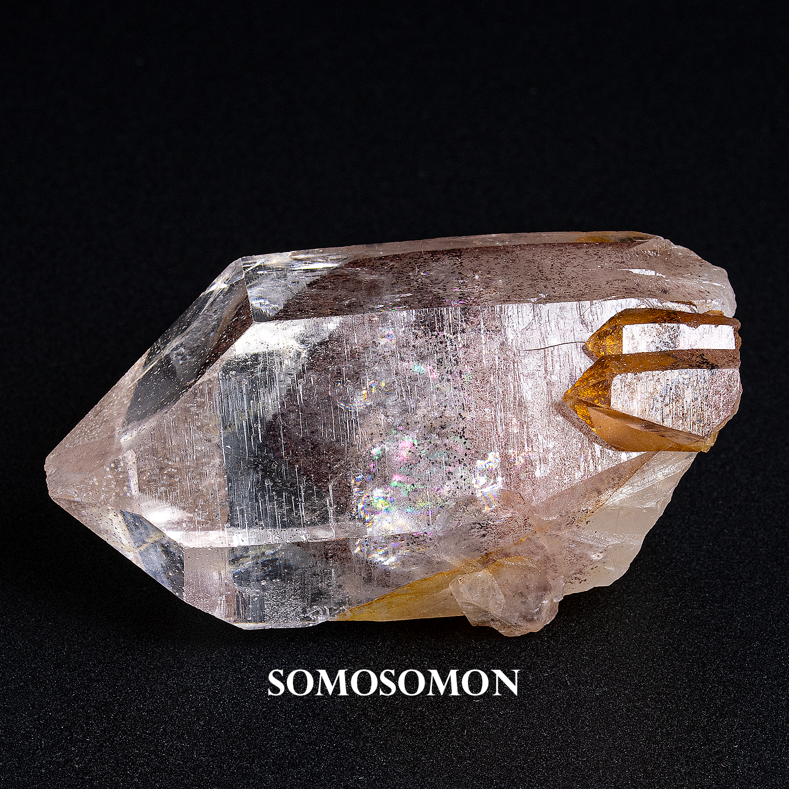 レッドファントムクォーツポイント 113g 南インド産