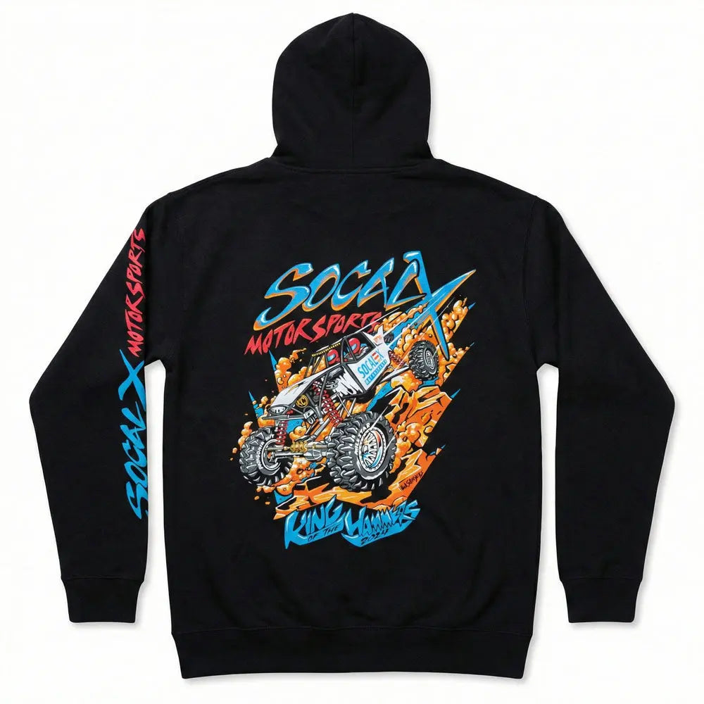 Men's Black Hoodie w Nick Sawyers Artwork KOH 2024 – Socalx