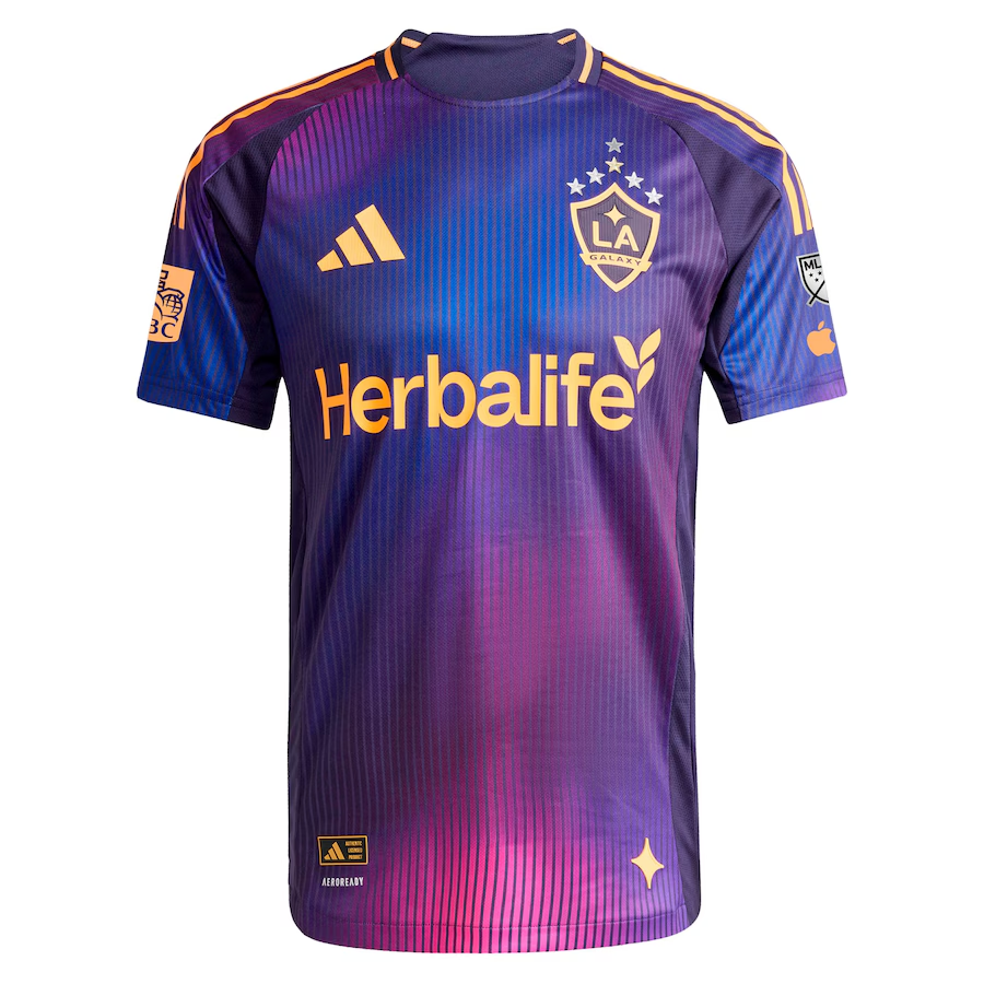 adidas Tucker Lepley LA Galaxy Authentic Away Jersey w/ MLS + Apple TV