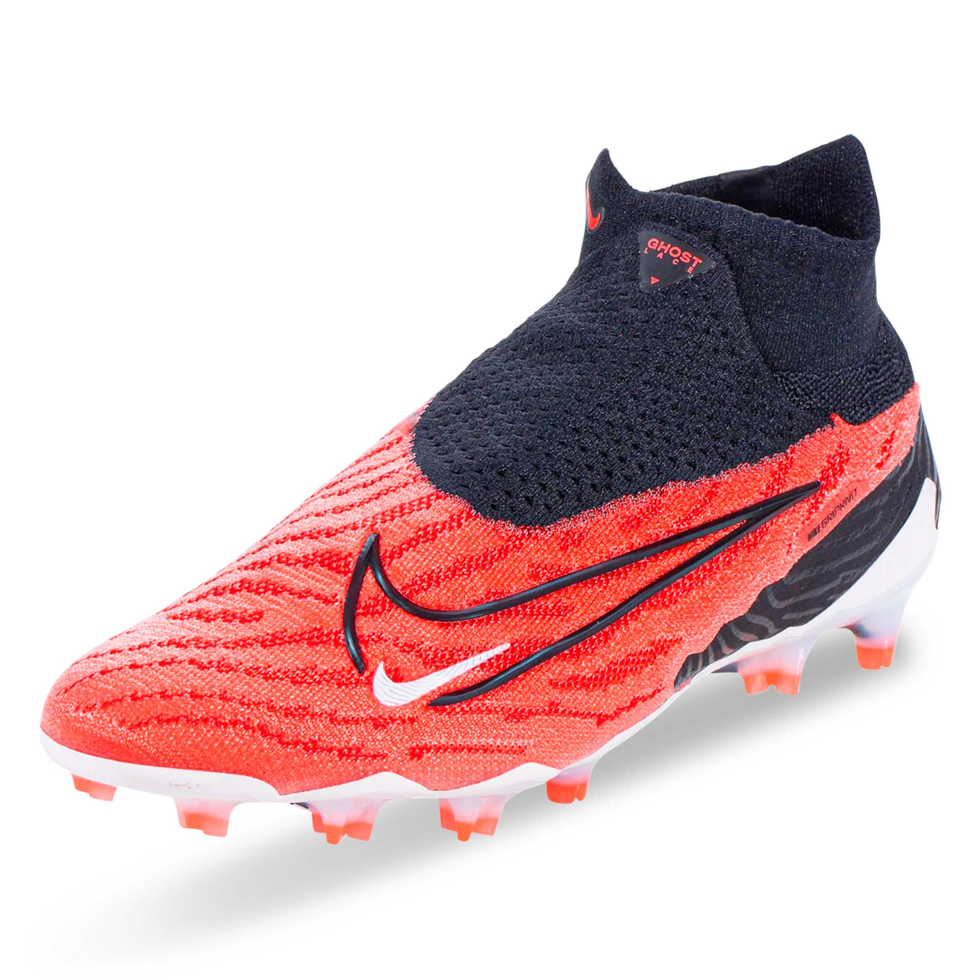 Nike Phantom GX Elite DF Firm Ground Soccer Cleats (Bright Crimson/Bla