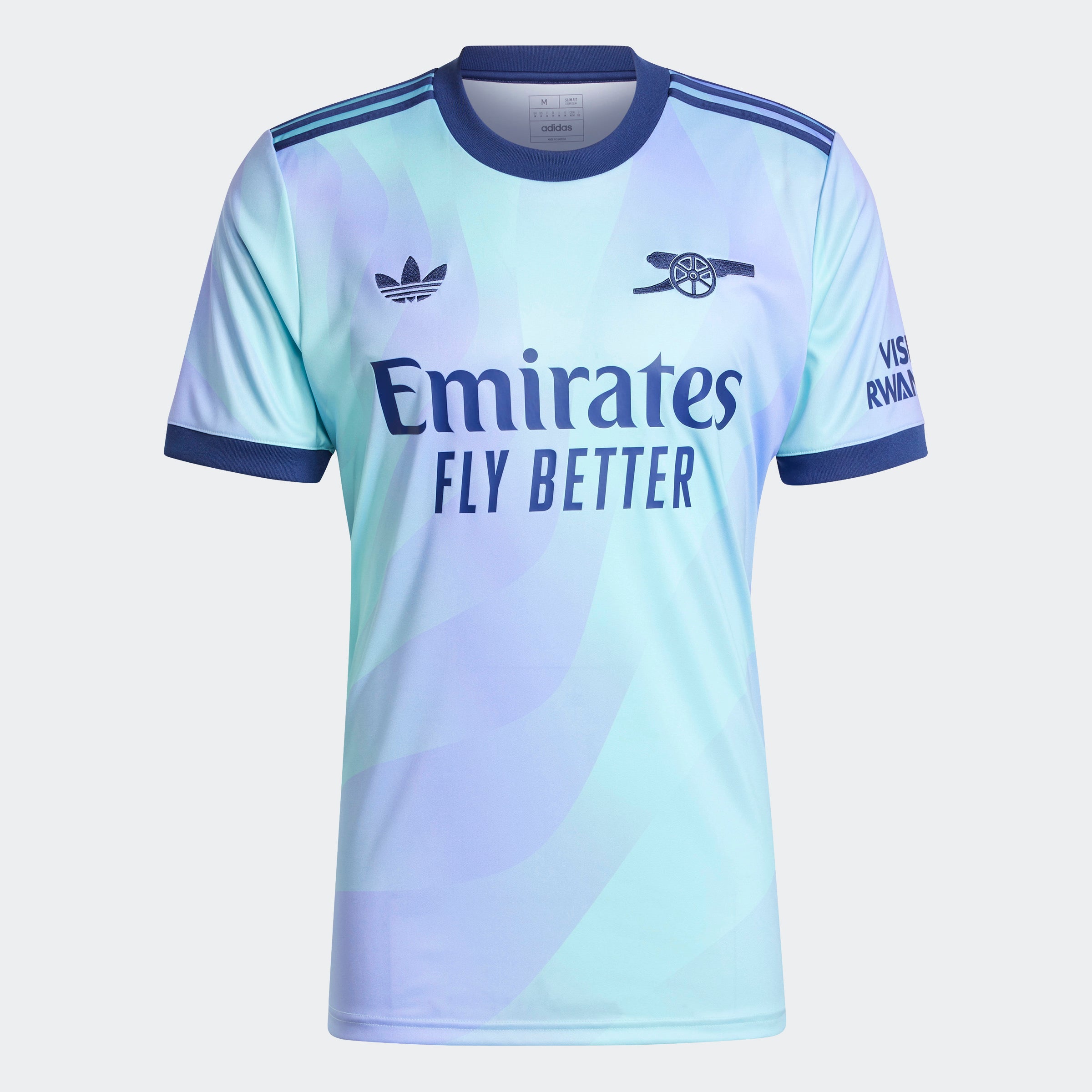 adidas Arsenal FC 24-25 3rd Jersey - Clear Aqua / Light Flash