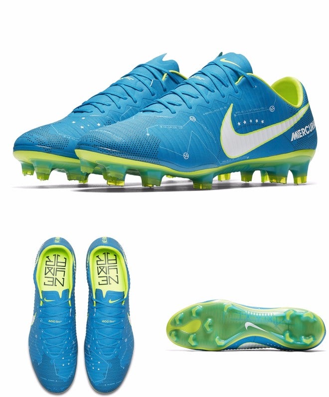 ネイマールの「伝説のゴール6選」を“星”で描いた新スパイクが登場