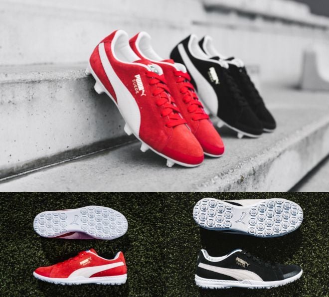 プーマ「スウェード」が誕生50周年！ サッカーシューズとコラボした