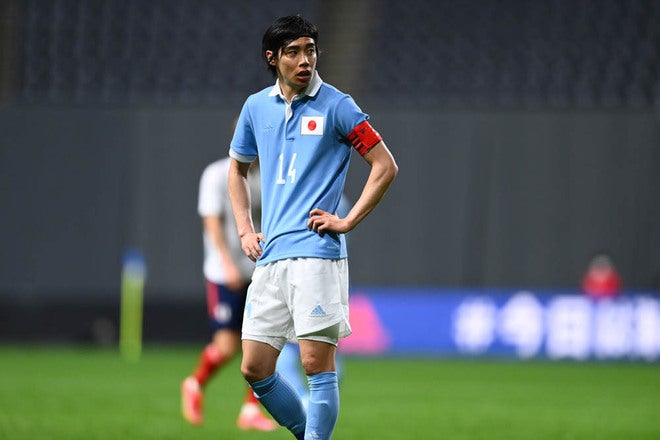 PHOTO】『サッカー日本代表100周年アニバーサリーユニフォーム』を着用