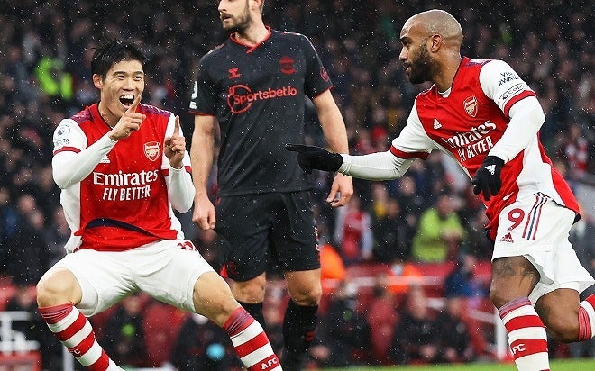 冨安健洋が2点に絡む活躍！アーセナル、サウサンプトンに3発快勝で