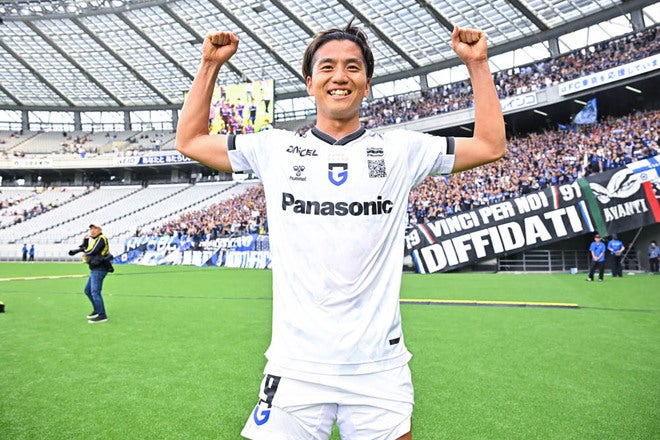 PHOTO】復帰戦で決勝弾！嬉しい移籍後初ゴールで勝利に貢献したガンバ