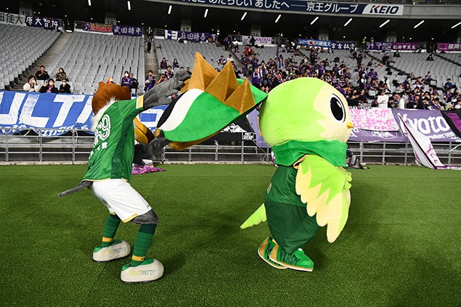 PHOTO】東京ヴェルディ公式マスコットが金Jを盛り上げる！可愛い