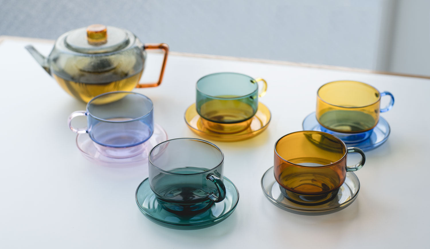 amabro TWO TONE STACKING MUG 耐熱ガラス カップ＆ソーサー – 生活