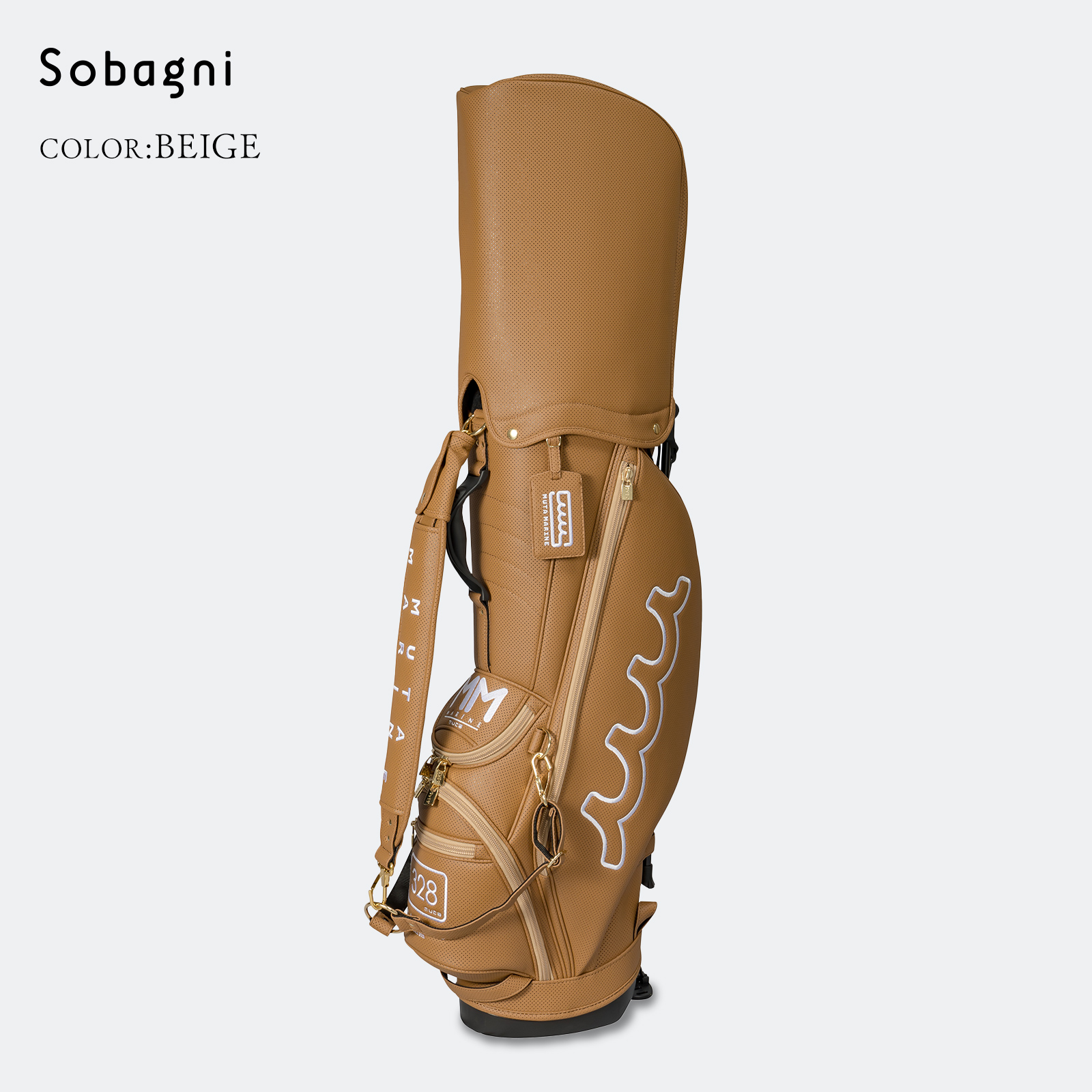 muta CONTINUA パンチングエシカルレザー25SS キャディバッグ