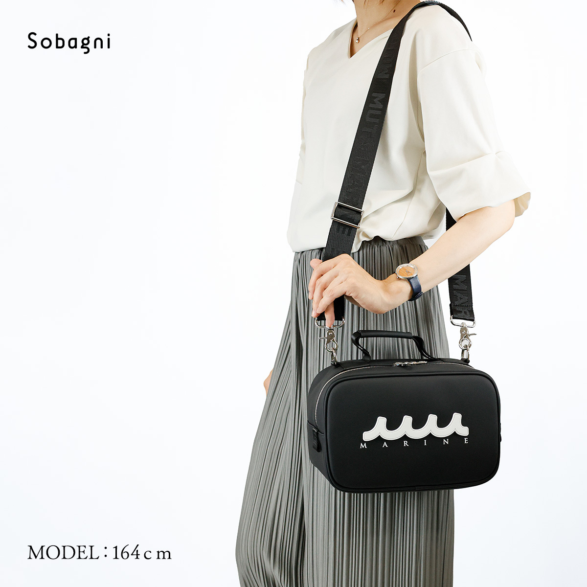 muta marine ムータ エシカル合皮 ポーチバッグ