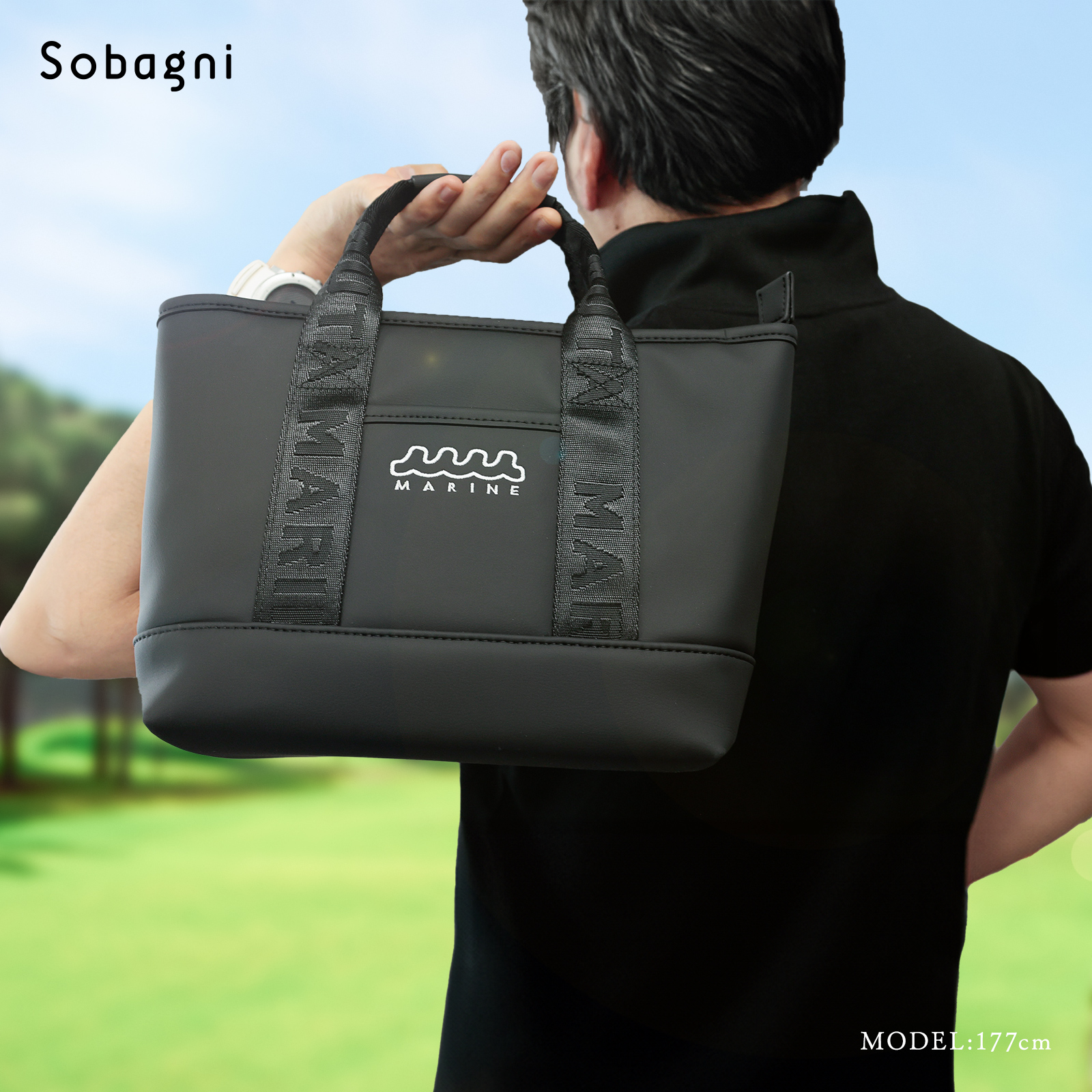 ソバニ公式 Sobagni最高峰合皮を使った【muta パーテーショントート