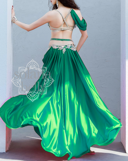 送料無料】 即納 ベリーダンス衣装 オリエンタル 初心者 セットアップ