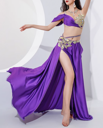 送料無料】 即納 ベリーダンス衣装 オリエンタル セットアップ