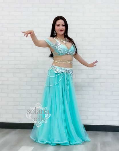 送料無料】即納 ベリーダンス オリエンタル 衣装 ベリーダンス衣装