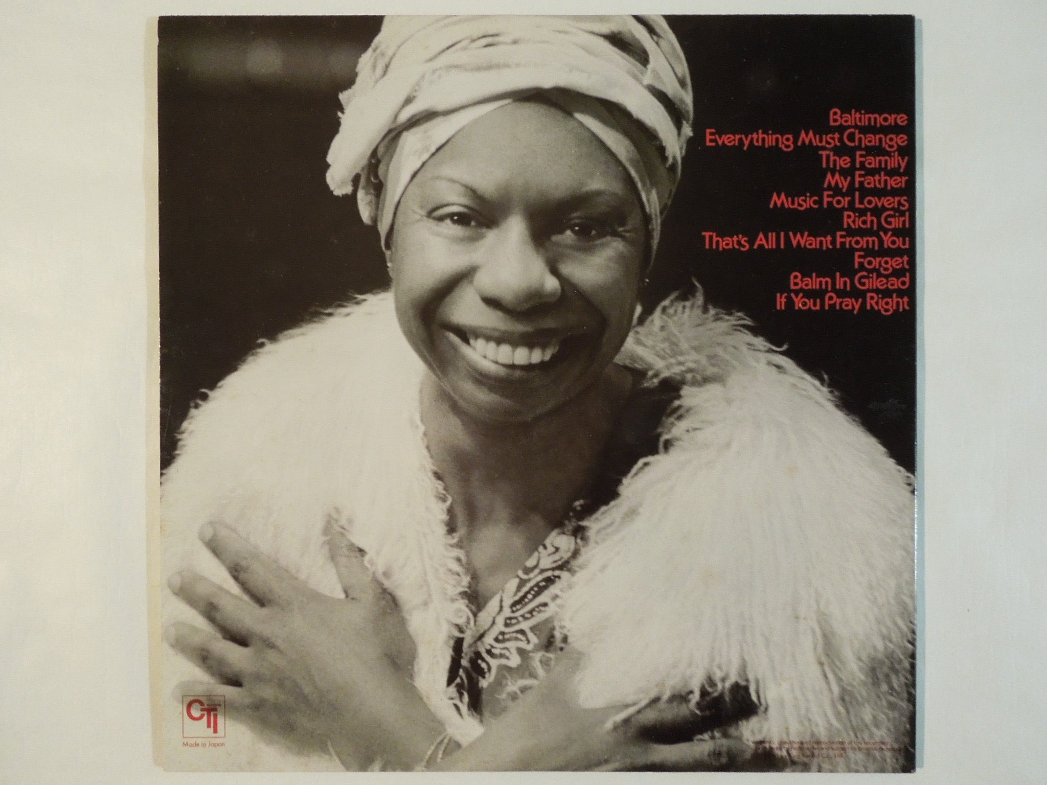 Nina Simone - Baltimore (Gatefold LP-Vinyl Record/Used) – Solidity