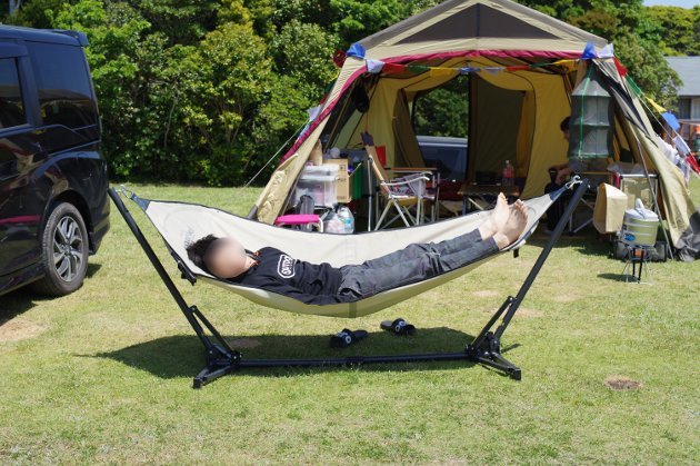 蚊帳付きの最強ハンモックはモンベル バグプルーフスタンモック