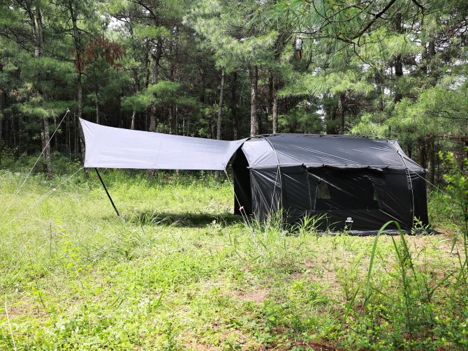 GOGlamping カヌー自立式トンネルテントがソロキャンプで最高な理由