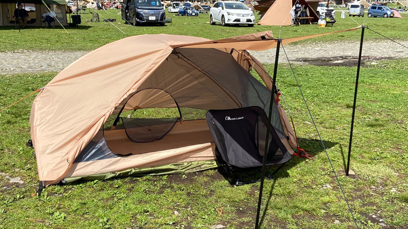 おすすめのソロ用ドームテントはコレ！GOGlamping エコアルミリッジ