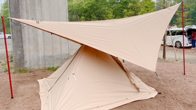 おすすめのタープはコレ！Soomloom TCウイングタープ | SoloSolo