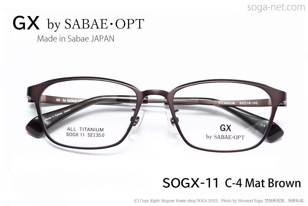 GX by SABAE・OPT Made in Sabae Japan 商品在庫一覧｜メガネフレーム