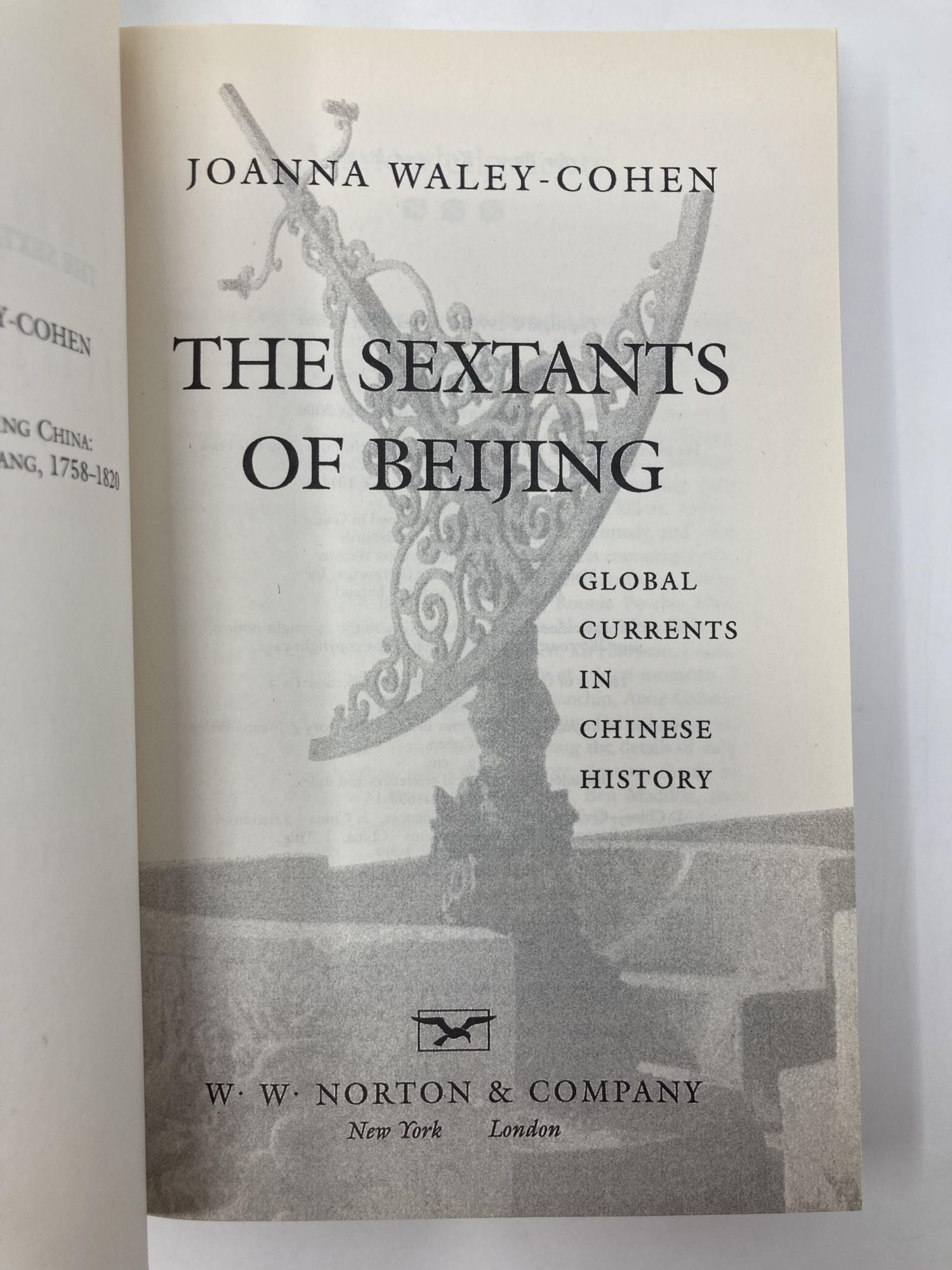 The Sextants of Beijing: Global Currents in Chinese History