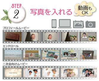 プロ監修のテンプレートで感動的な動画が作れる 「心に響くWedding